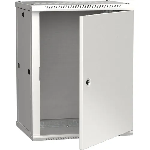 Шкаф коммутационный ITK Linea W LWR3-12U64-MF настенный, металлическая передняя дверь, 12U, 600x635x450 мм
