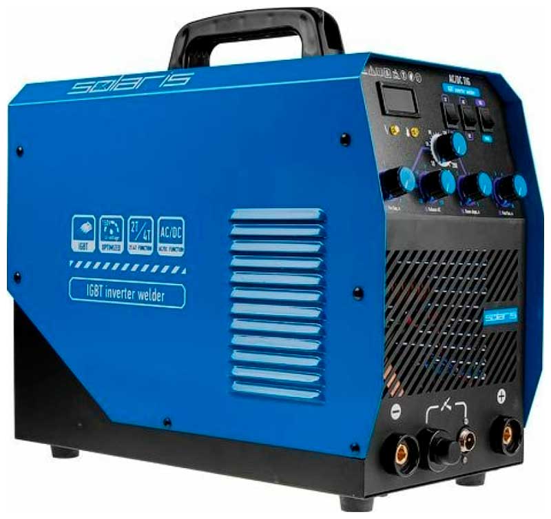 Инверторный аппарат для аргонодуговой сварки  Solaris TIG-220 AC/DC