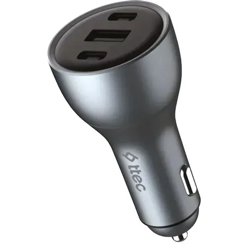 Автомобильное зарядное устройство TTEC 2CKP05S, USB-A, 2xUSB-C, 130Вт, черный