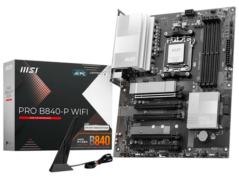 Материнская плата MSI PRO B840-P WIFI (AM5, ATX)