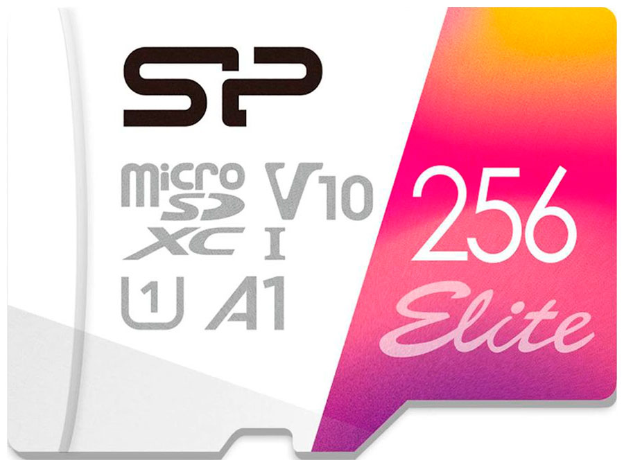 Карта памяти Silicon Power microSDXC 256Gb Class10 SP256GBSTXBV1V20SP Elite adapter