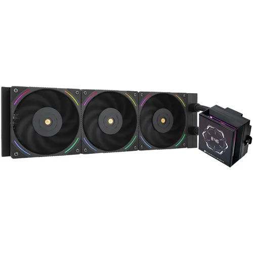 Система водяного охлаждения Thermalright Hyper Vision 360, LCD, 4-pin, ARGB, 120мм, черный, retail [h-vision-360-bl-argb]