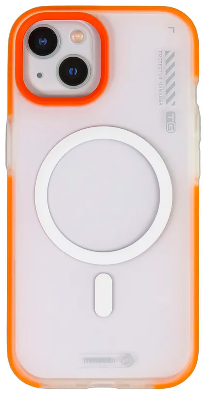 Чехол с магнитным покрытием Type Gorilla Dual Color iPhone15, Orange-red (BL-T46-iP15-DC-OR-R)