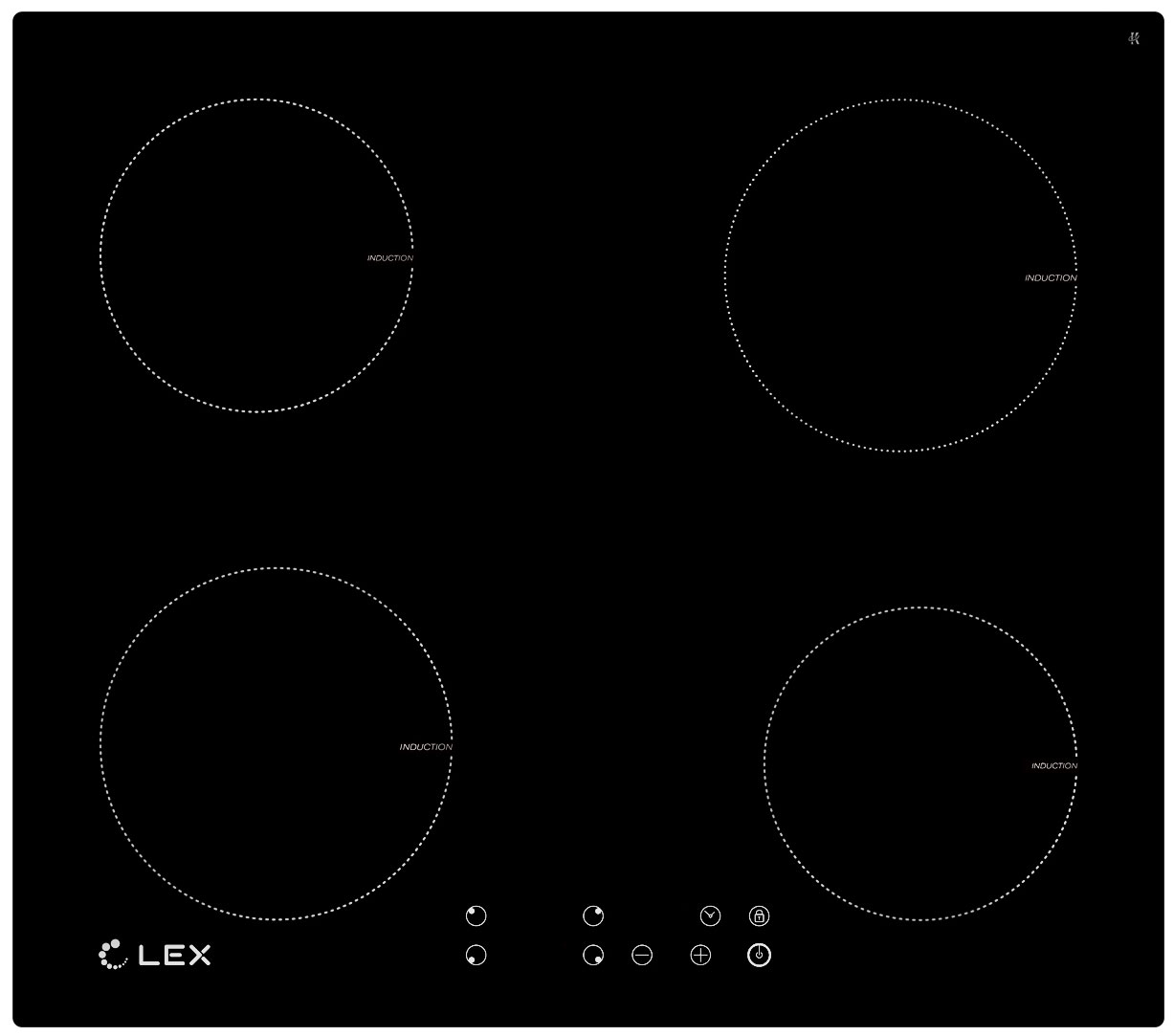 Электрическая варочная панель LEX EVI 640-1 BL
