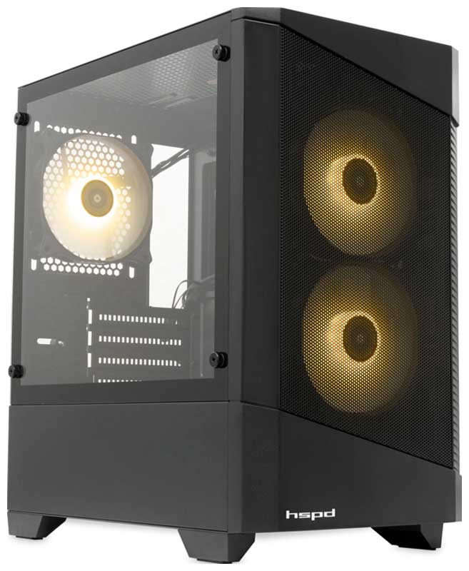 Компьютерный корпус HSPD M330 (M330-TGBK-ARGB)