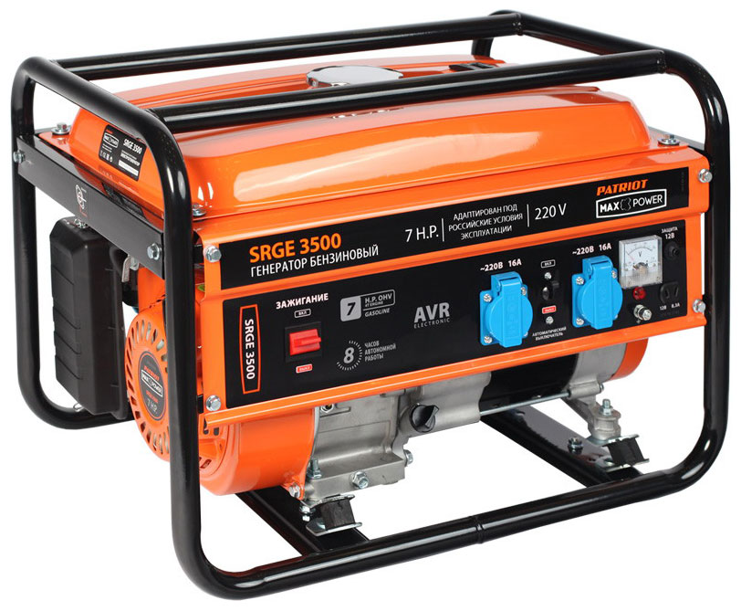 Электрический генератор и электростанция Patriot Max Power SRGE 3500