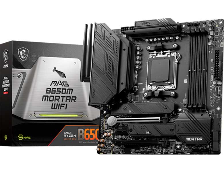 Материнская плата MSI MAG B650M MORTAR WIFI (AM5, mATX)