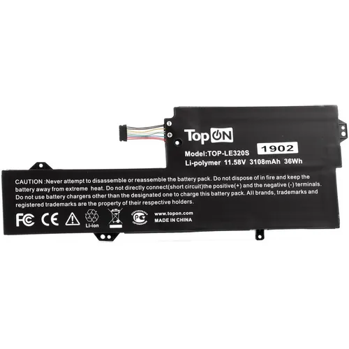 Батарея для ноутбуков TopON TOP-LE320S, 3108мAч, 11.58В [103546]
