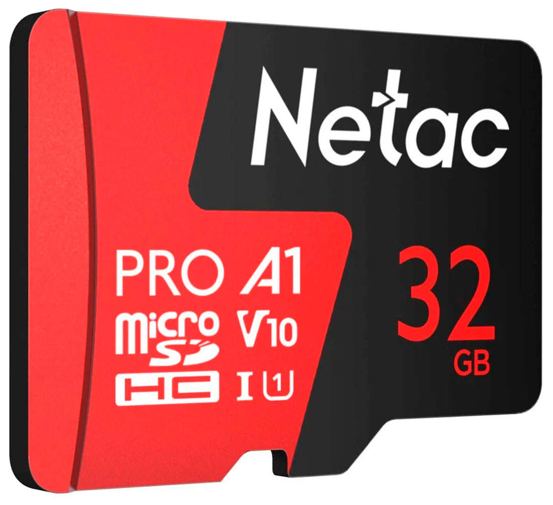 Карта памяти microSD Netac P500 PRO, 32 GB + адаптер (NT02P500PRO-032G-R)