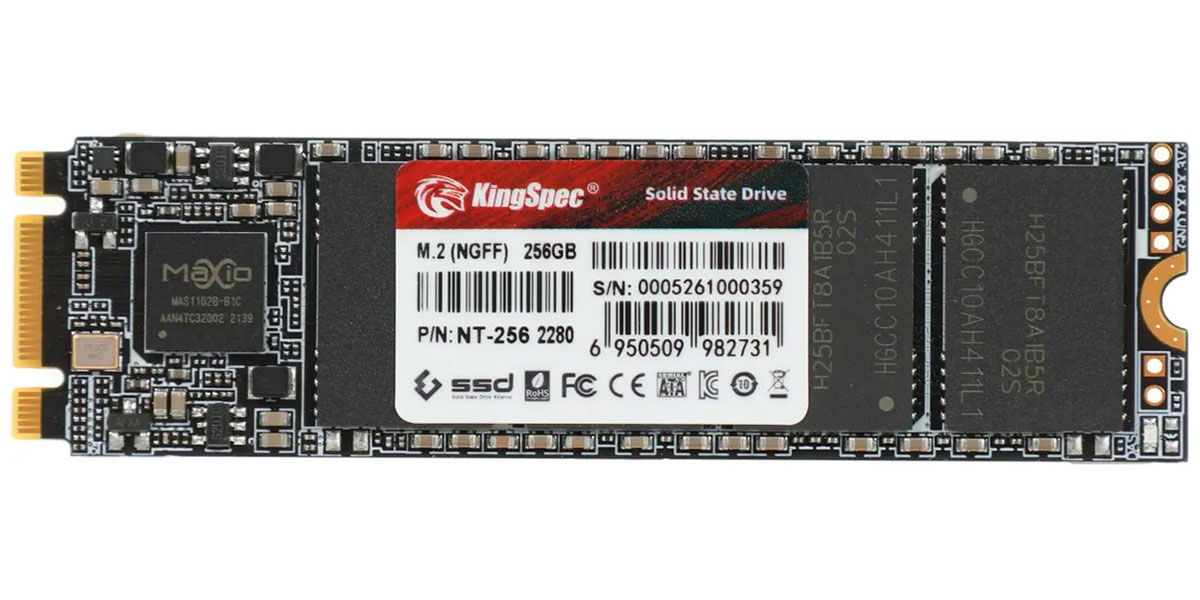 SSD накопитель Kingspec M.2 NT 256 Гб SATA III (NT-256)