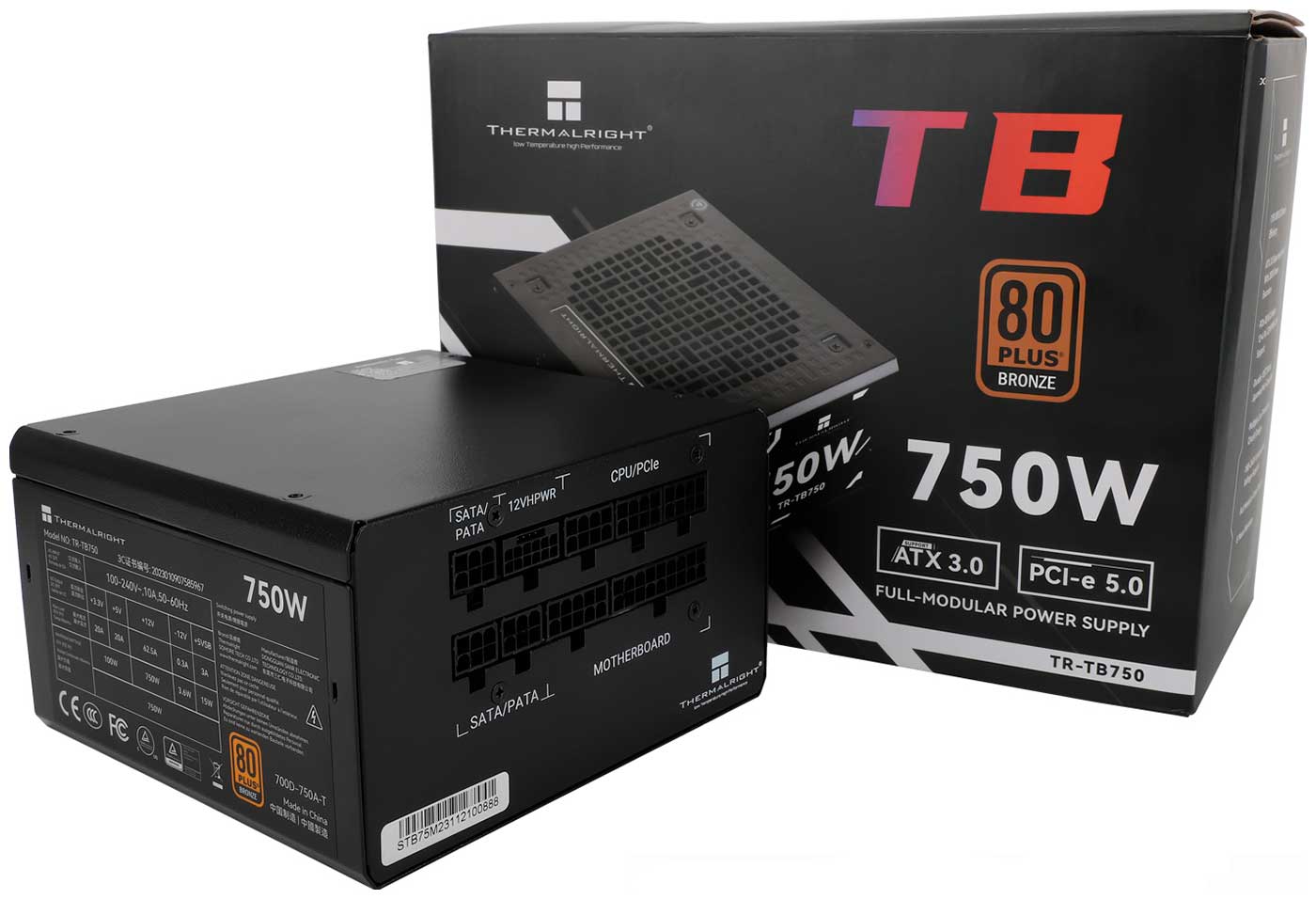 Блок питания Thermalright 750W Bronze ATX 3.0 (TR-TB750)