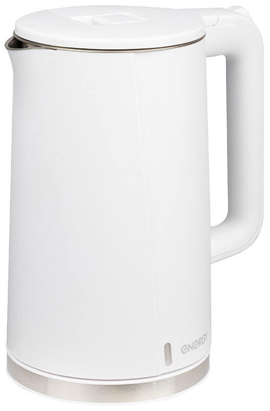 Чайник электрический Energy E-208 1.7 л, двойной корпус, белый (164148)