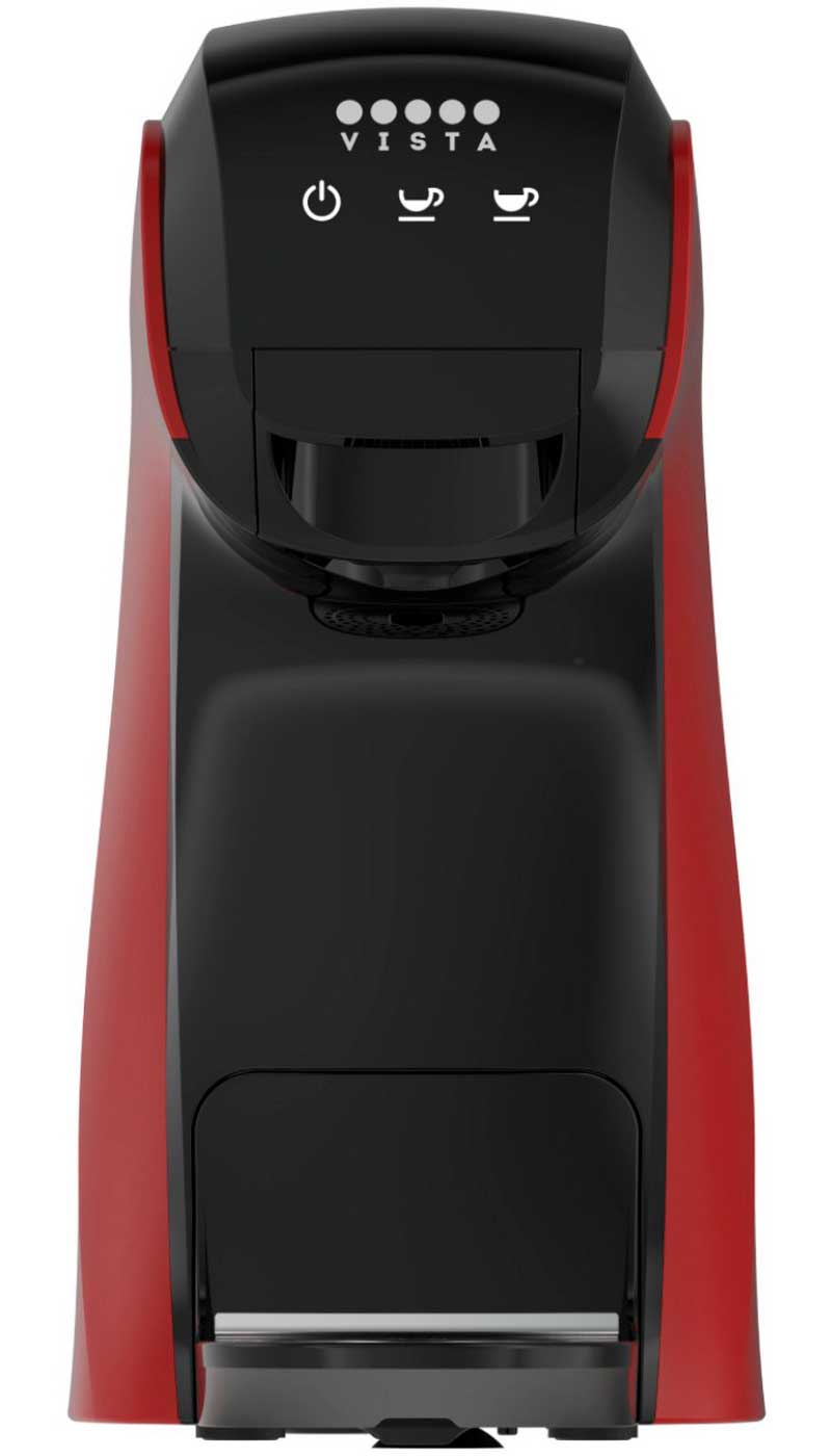 Кофемашина капсульного типа Vista Teano DNS400 (Dolce Gusto, сенсорная), красная