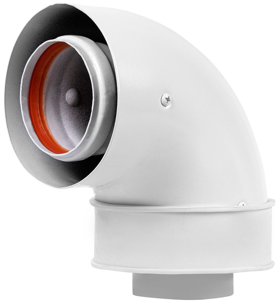 Колено Royal Thermo диаметр 60/100L FF 90гр