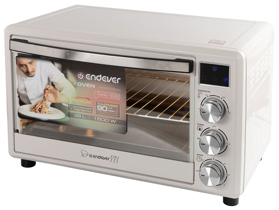 Мини-печь Endever Danko 6039 90215 белый