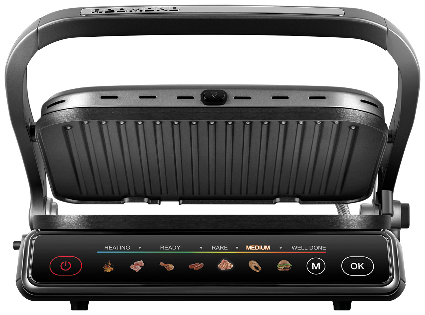 Гриль Редмонд SteakMaster GM300, серый/металл