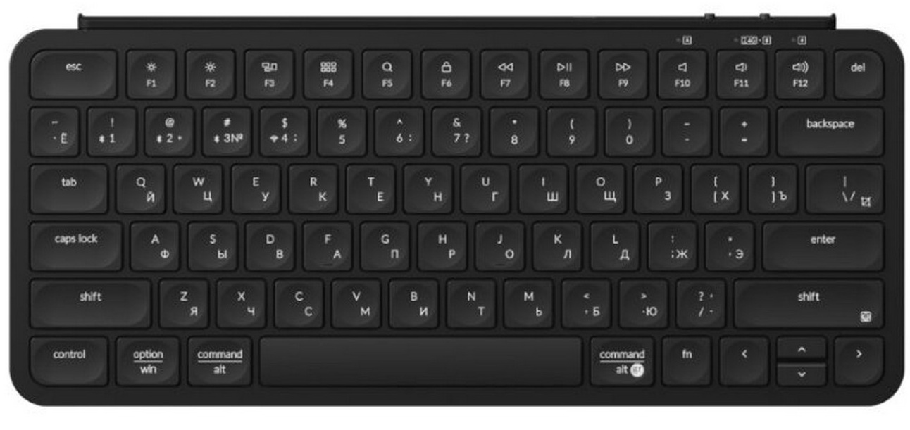Беспроводная ультратонкая клавиатура Keychron B1 Pro, 77 клавиш, ножничные переключатели, цвет Deep Black