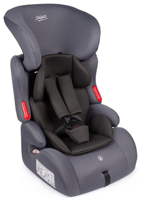 Автокресло Siger "Космо" маренго, люкс, гр. I/II/III, 9-36 кг, 1-12 лет ,KRES3591