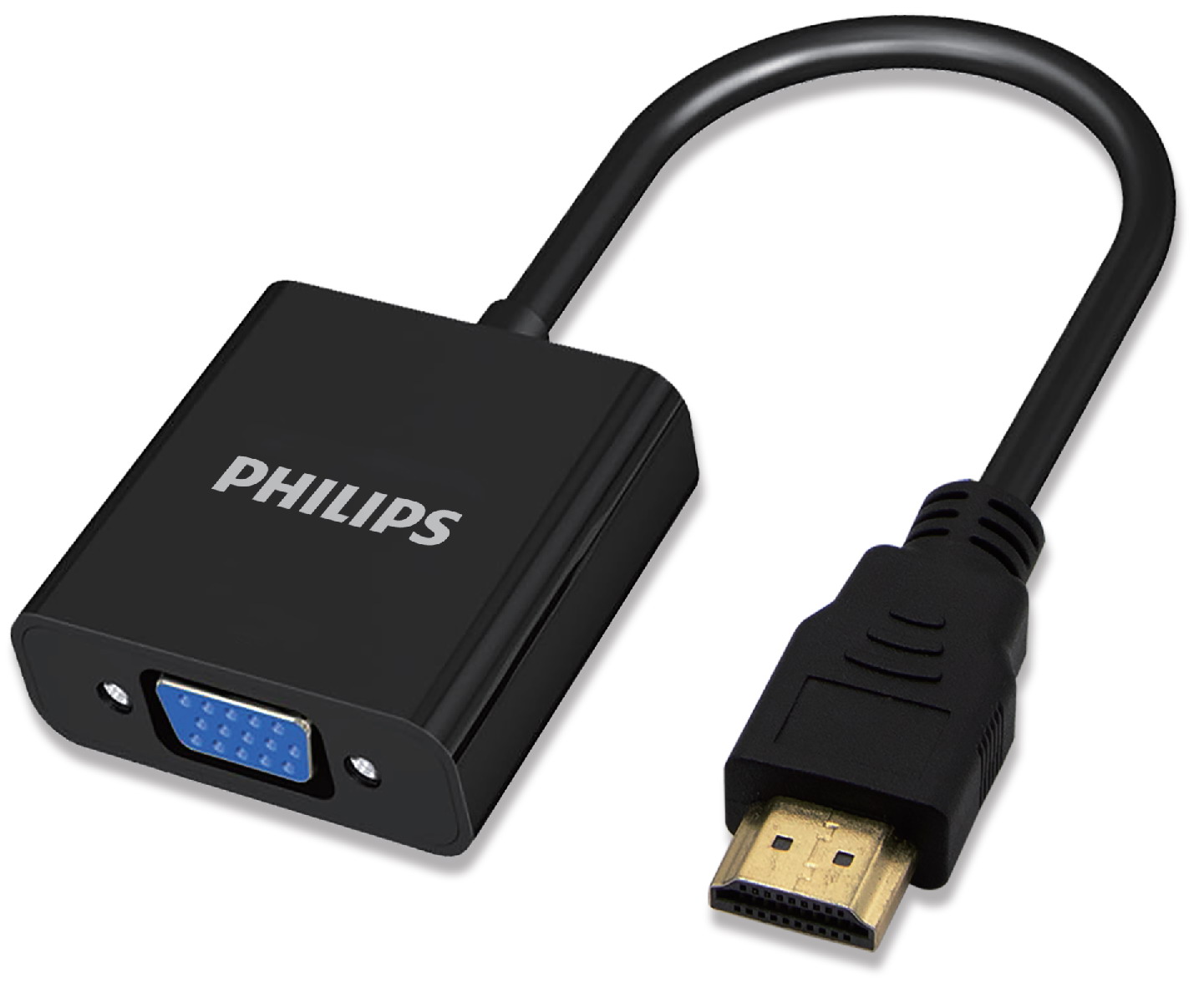 Адаптер-переxодник Philips HDMI - VGA, длина кабеля 10 см (SWA3093)