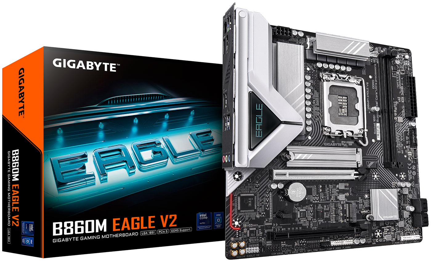 Материнская плата Gigabyte B860M EAGLE V2 (LGA1851, mATX)