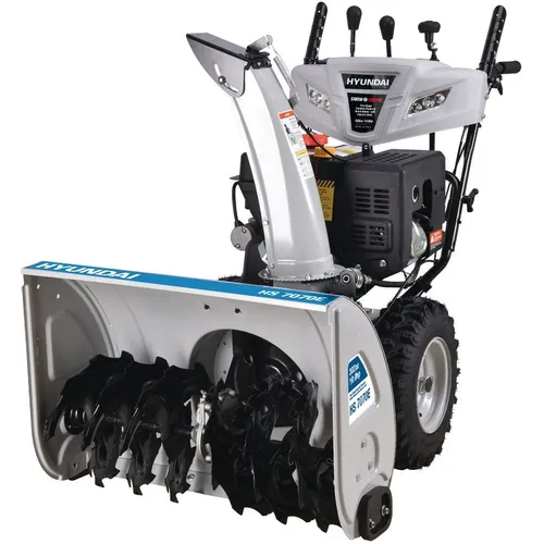 Снегоуборщик Hyundai HS7070E, бензиновый, 10л.с., самоходный