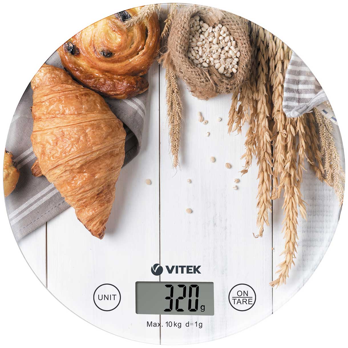 Весы кухонные электронные Vitek VT-8006, макс. вес: 10 кг