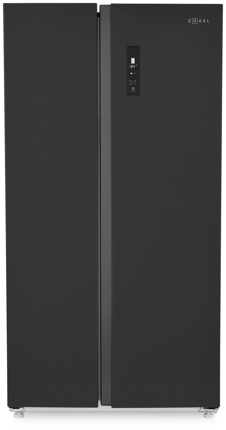Холодильник Side-by-Side Zugel ZRSS630B, черный