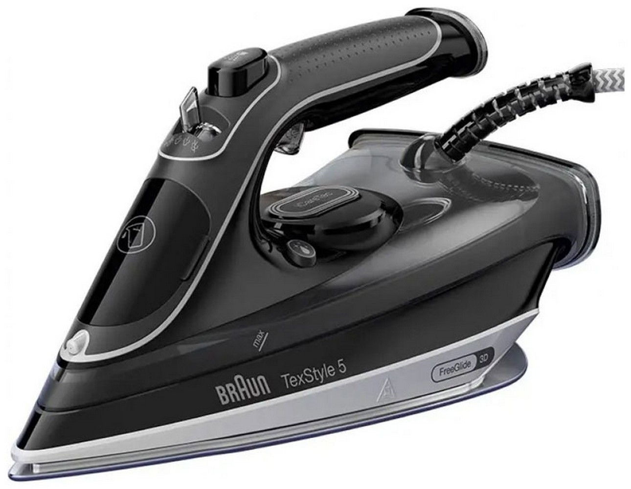 Утюг Braun SI5188BK, вертикальное отпаривание, мощность 2800 Вт, черный