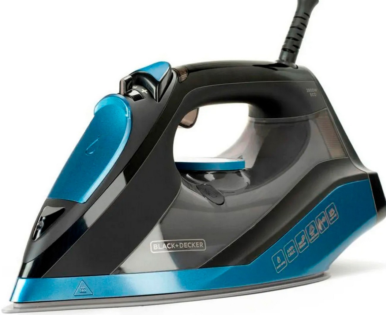 Утюг Black+Decker BXIR2801E, керамическая подошва, 2800 Вт, автоотключение