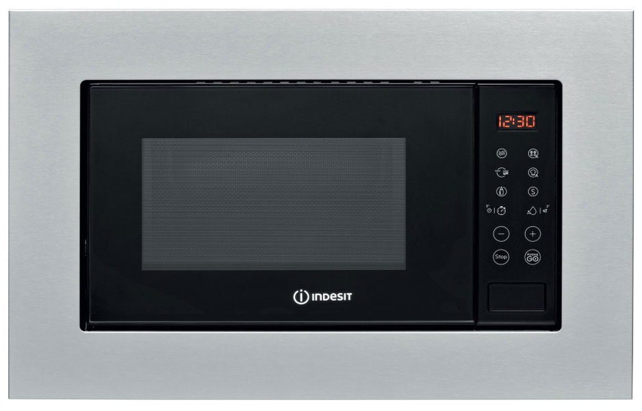 Встраиваемая микроволновая печь СВЧ Indesit MWI 120 GX, нержавеющая сталь