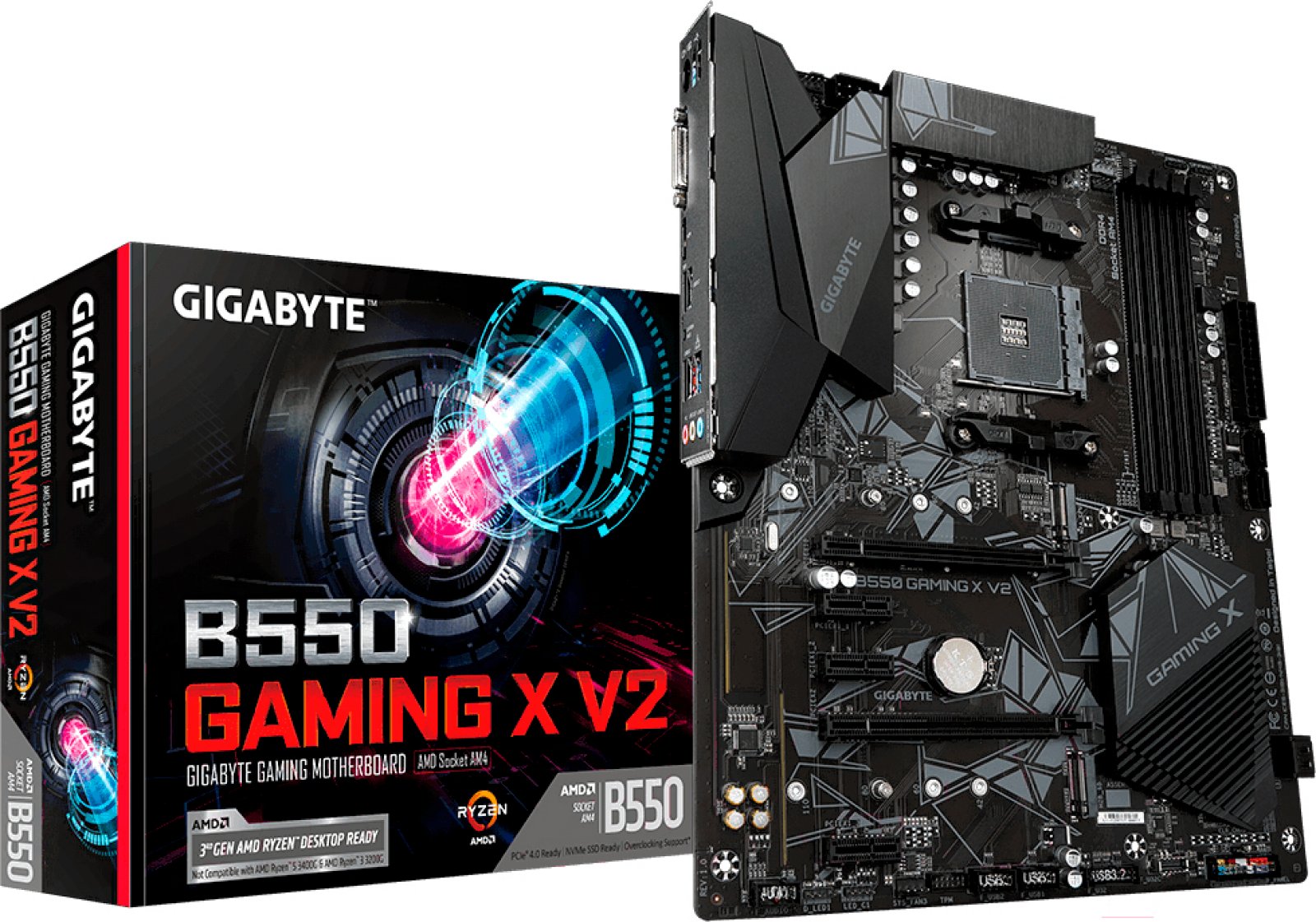 Материнская плата Gigabyte B550 GAMING X V2 (AM4, ATX)