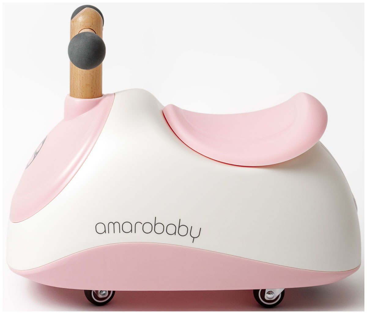 Толокар Amarobaby Enjoy, белый/розовый (AB24-7NJ/0006)