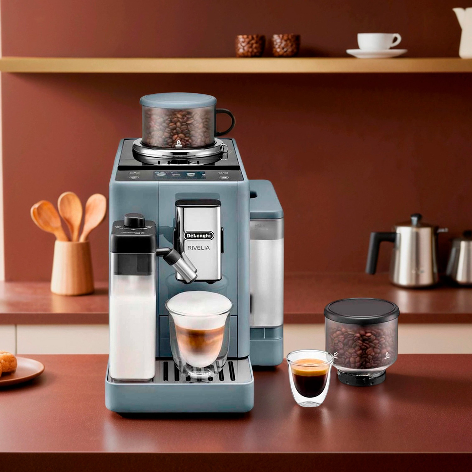Кофемашина автоматическая De’Longhi EXAM440.55.G Rivelia Perfetto