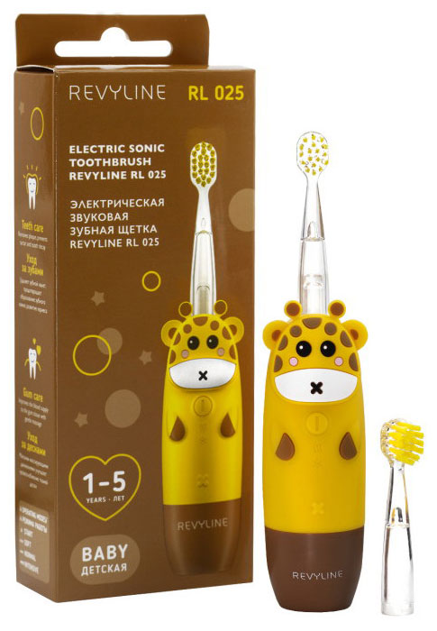 Детская зубная щетка Revyline RL 025 Baby, Yellow