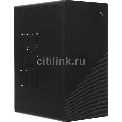 Корпус mATX Accord Entry ACC-2054B only less than 215*236, Mini-Tower, без БП, черный