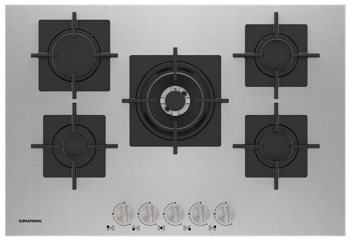 Газовая варочная панель Grundig GIGF 7235220 X, газ-контроль