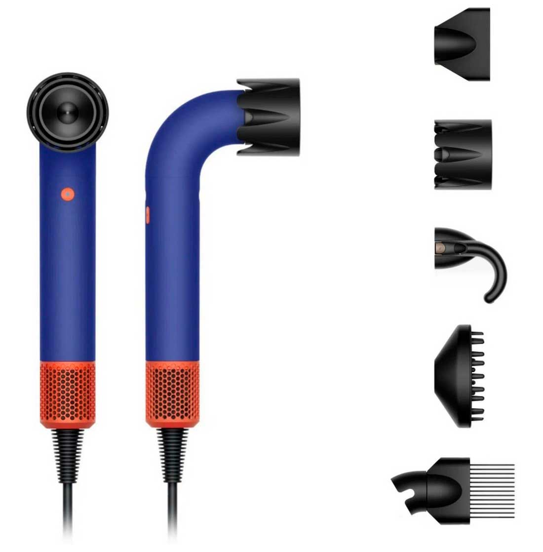 Фен Dyson SS R HD18 в цвете Vinca Blue/Topaz Orange, 3 режима