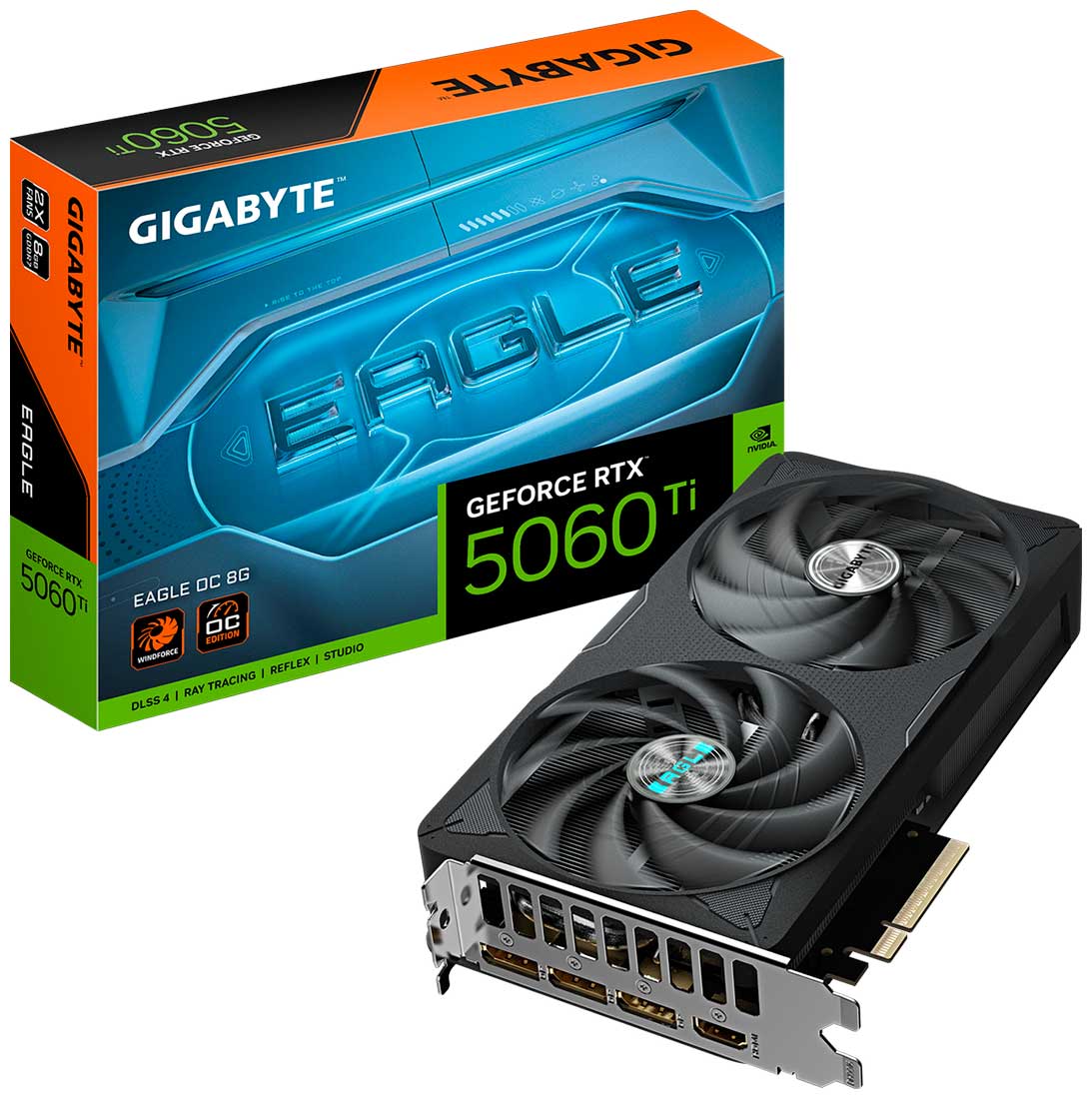 Видеокарта Gigabyte GeForce RTX 5060 Ti Eagle OC 8GB (GV-N506TEAGLE OC-8GD)