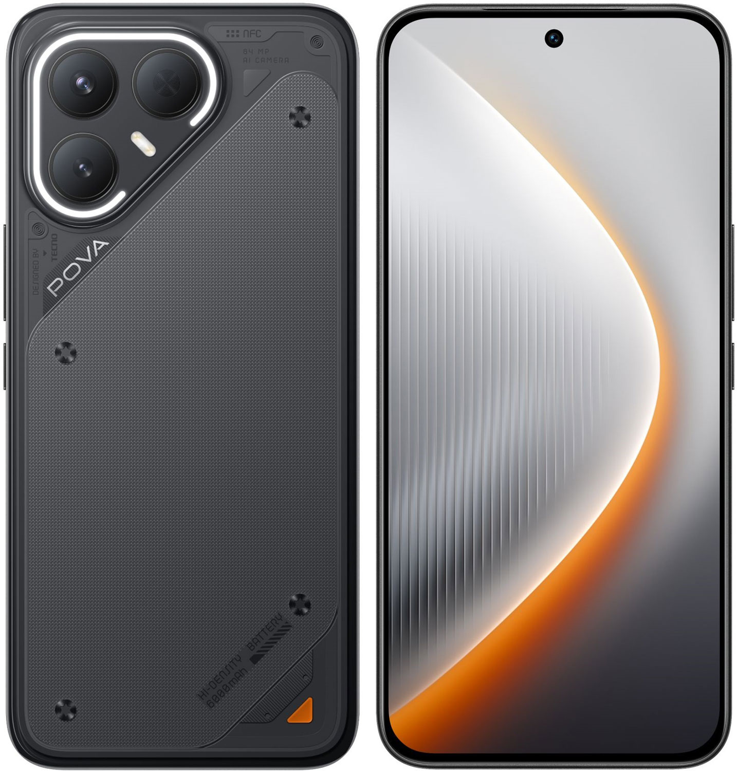 Смартфон Tecno POVA 7 Pro 5G 256Gb 12Gb черный