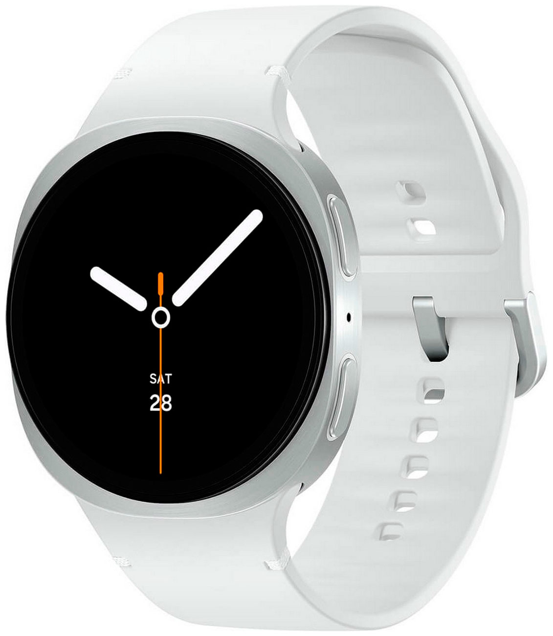 Смарт-часы Samsung Galaxy Watch 8, LTE, 44 мм, 1.47 Super AMOLED, серебристый (SM-L335FZSACAU)