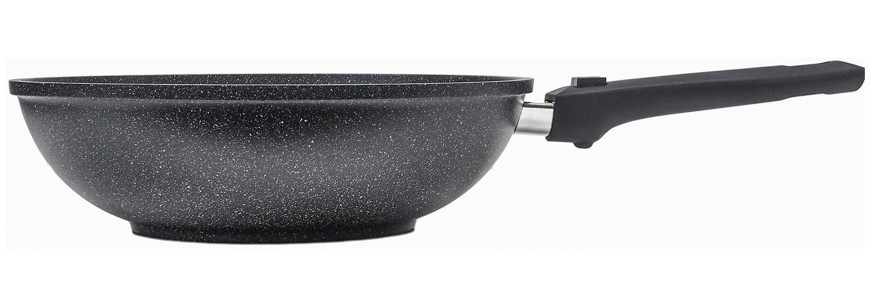 Сковорода-ВОК со съемной ручкой Panairo Soverdo induction, 28 см (Sov-WOK-28-S-I)