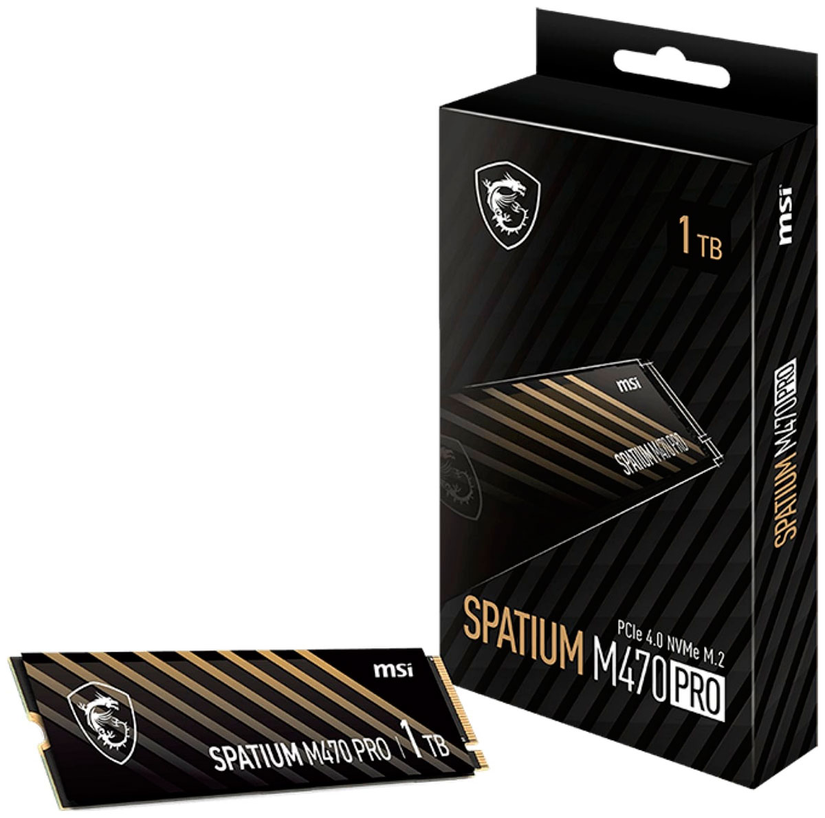 SSD накопитель MSI M.2 1TB SPATIUM M470 PRO (S78-440L0J0-P83)
