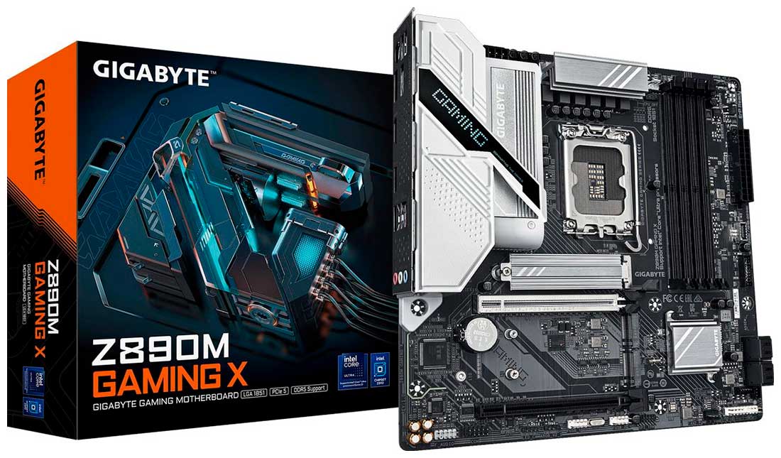 Материнская плата Gigabyte Z890M GAMING X (LGA1851, ATX)