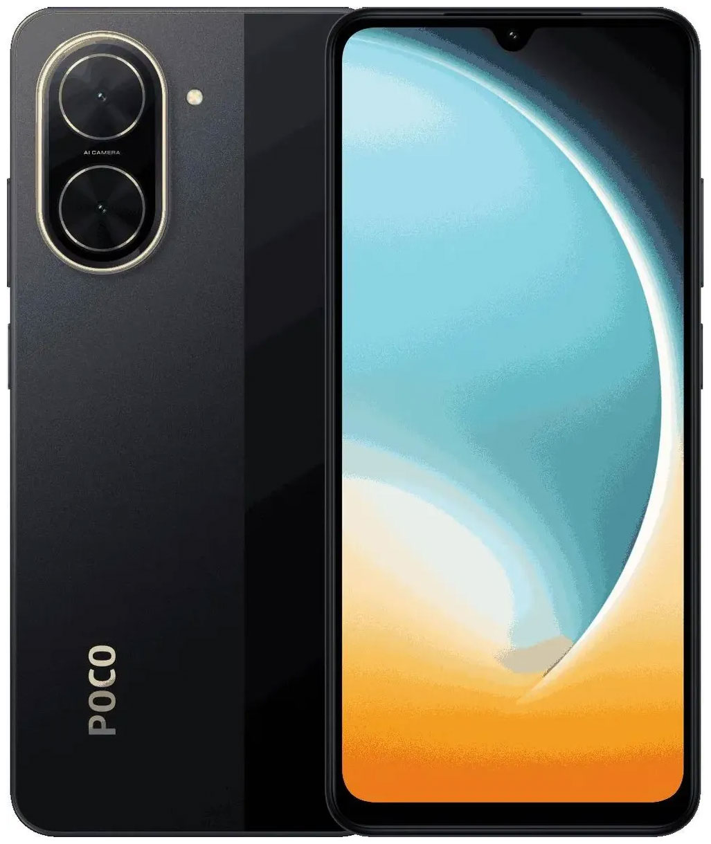 Смартфон Poco C71 4+128 Гб Black (C3ZP)