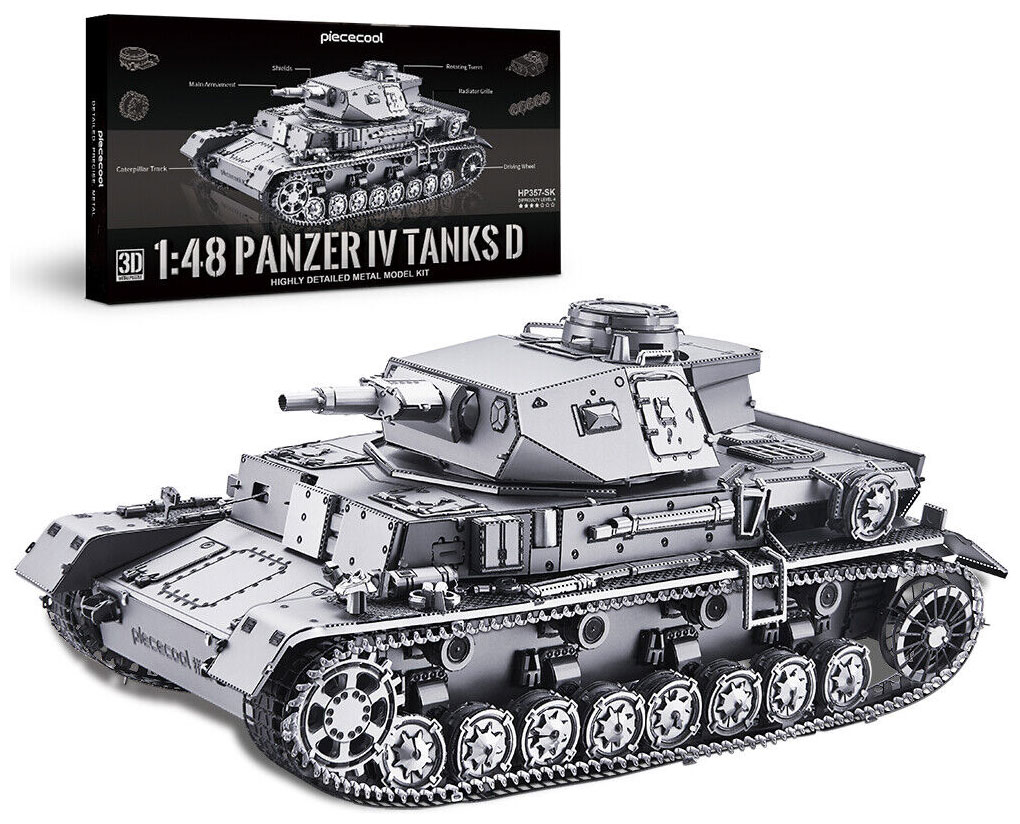 Конструктор 3D из металла Piececool Panzer IV Tanks (HP357-SK)
