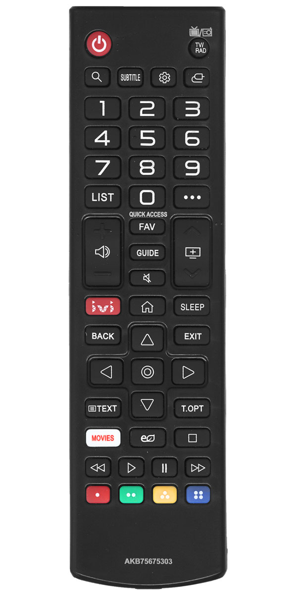 Универсальный пульт Huayu AKB75675303, для телевизора LG