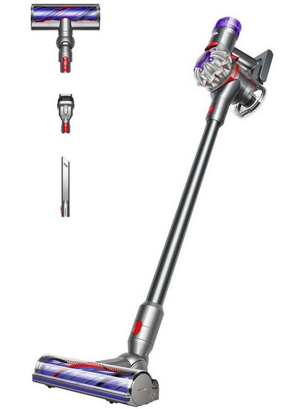 Пылесос вертикальный Dyson V8 Advanced в цвете Silver/Nickel (492637-01), UK Specs