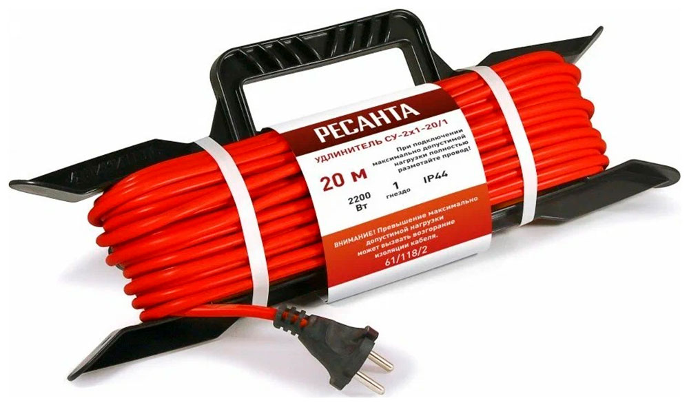 Удлинитель силовой на раме Ресанта СУ-2х1-20/1 (IP44)