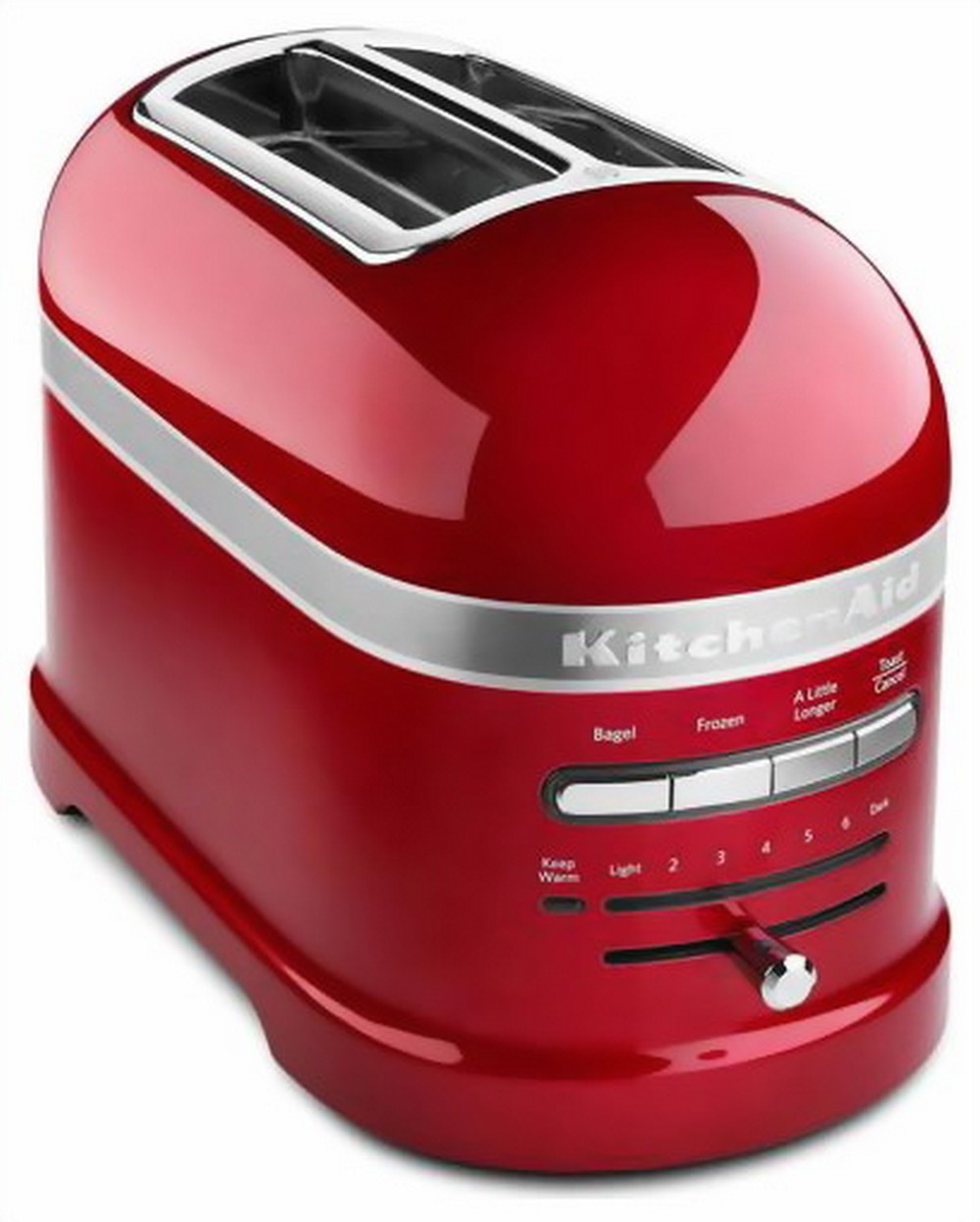Тостер KitchenAid 5KMT2204ECA, металл, мощность 1250 Вт, красный