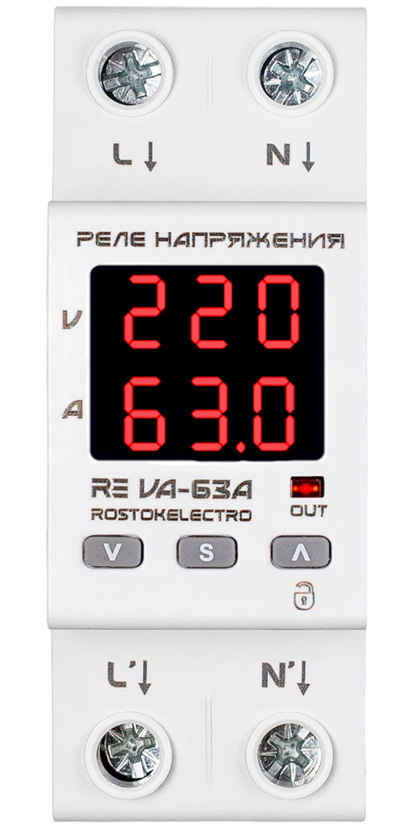 Реле напряжения RE VA-63A
